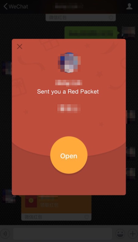 WeChat Red Packet Opening